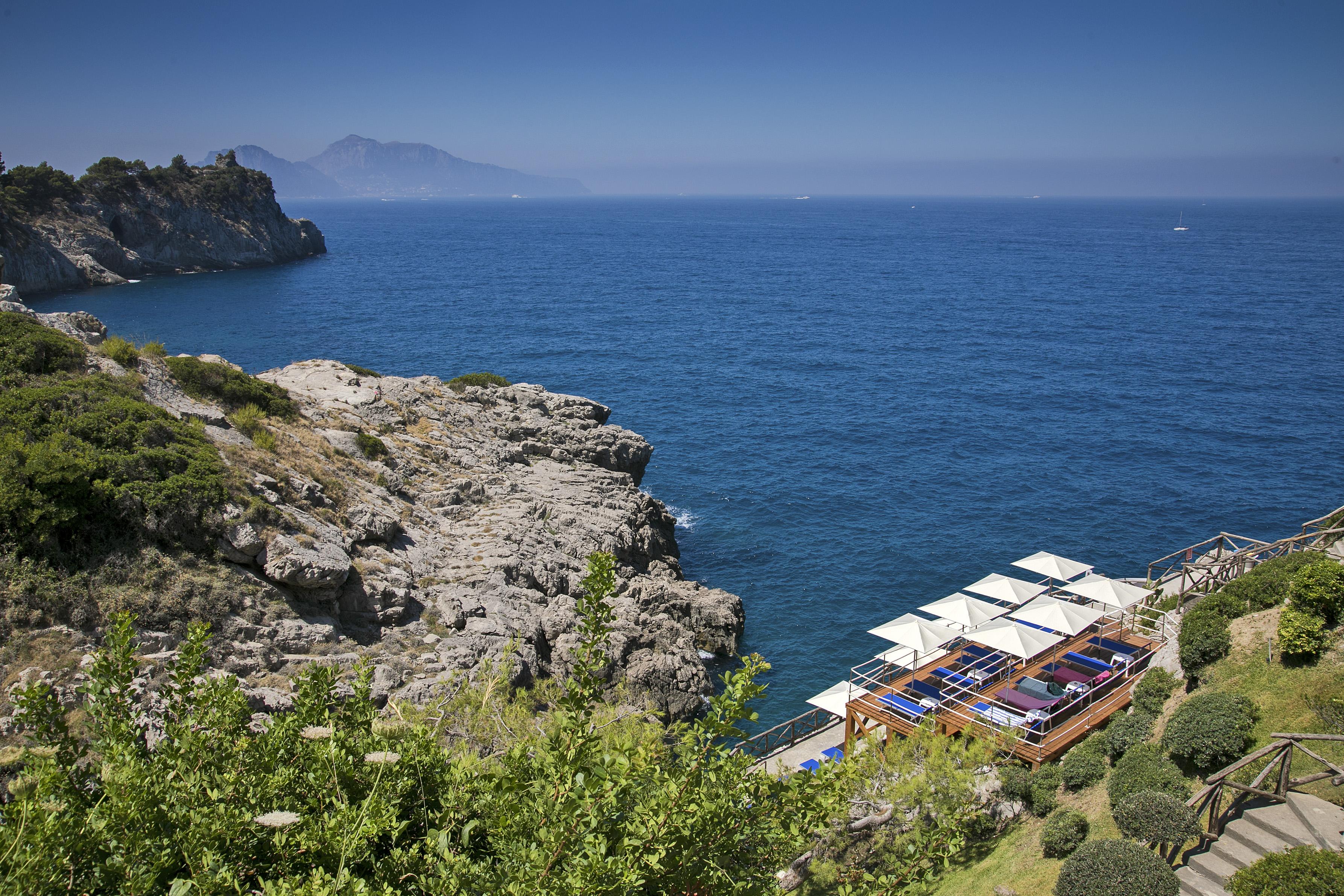 Hotel Delfino Massa Lubrense Buitenkant foto